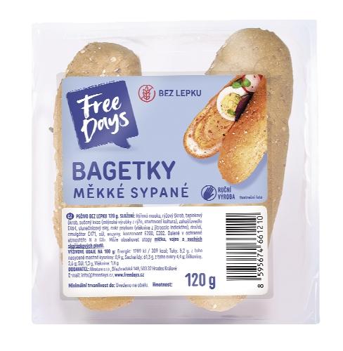FreeDays Bagetka 2 ks, 120 g