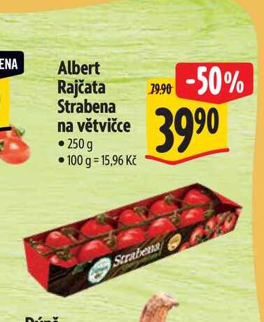   Albert Rajčata Strabena na větvičce 250 g  