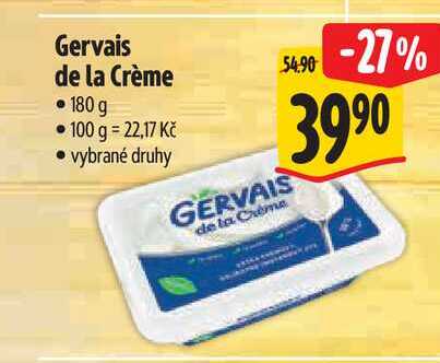 Gervais de la Crème 180 g 