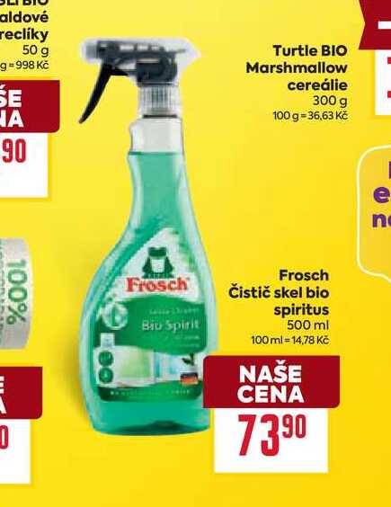 Frosch Čistič skel bio spiritus 500 ml 