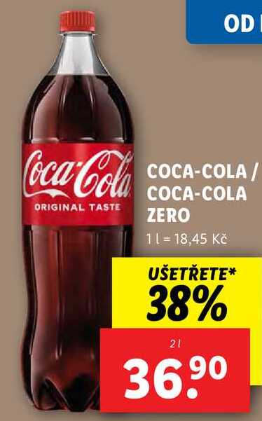 COCA-COLA/COCA-COLA ZERO, 2 l