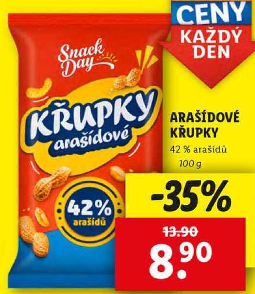 ARAŠÍDOVÉ KŘUPKY, 100 g