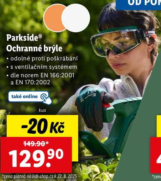 Parkside Ochranné brýle 