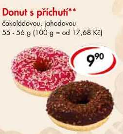 Donut s příchutí, 55-56 g