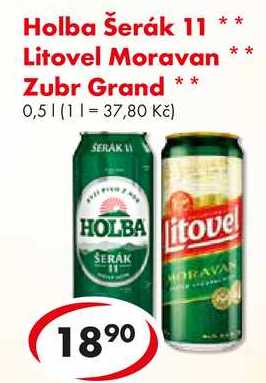 Litovel Moravan,Zubr Grand, 0,5 l