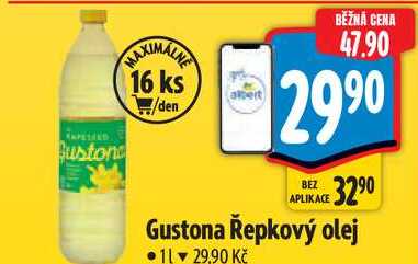 Gustona Řepkový olej, 1 l