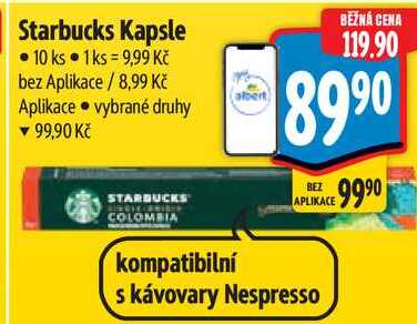 Starbucks Kapsle, 10 ks 