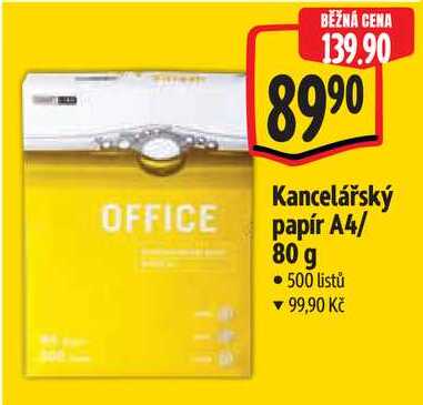 Kancelářský papír A4/ 80 g 