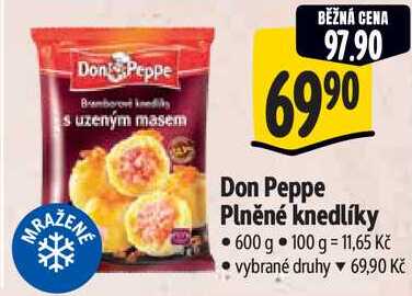 Don Peppe Plněné knedlíky, 600 g 
