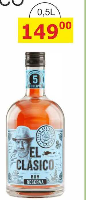 El Clásico Reserva 5Y 0,5 l 37,5 % vol.