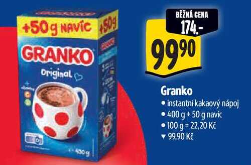 Granko, 400 g + 50 g navíc 