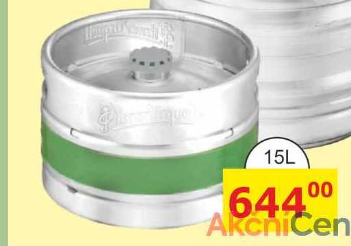 Velkopopovický Kozel 11°, světlý ležák, sud 15L
