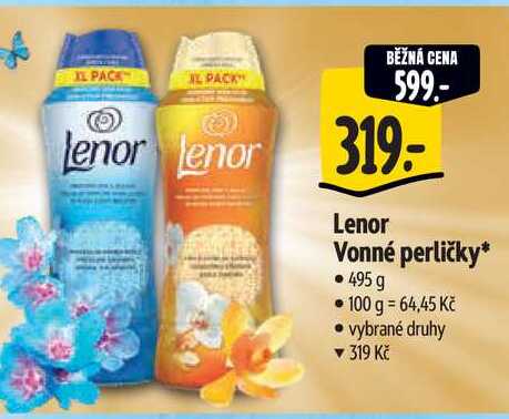 Lenor Vonné perličky, 495 g 