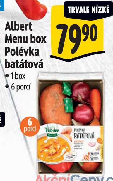 Albert Menu box Polévka batátová 
