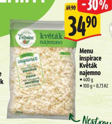 Menu inspirace Květák najemno, 400 g