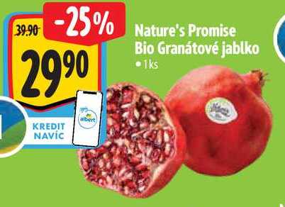 Nature's Promise Bio Granátové jablko, 1 ks