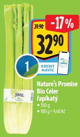 Nature's Promise Bio Celer řapíkatý, 350 g 