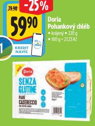 Doria Pohankový chléb, 220 g