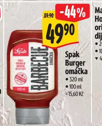   Spak Burger omáčka 320 ml  