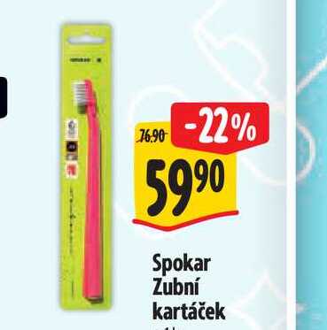   Spokar Zubní kartáček 1 ks