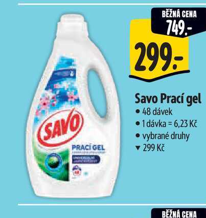   Savo Prací gel 48 dávek  