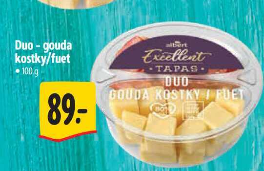 Duo-gouda kostky/fuet 100 g 