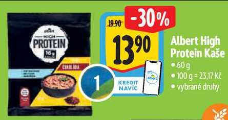 Albert High Protein Kaše, 60 g