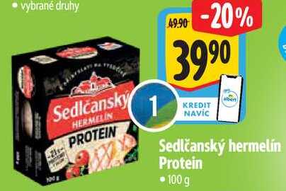 Sedlčanský hermelín Protein, 100 g