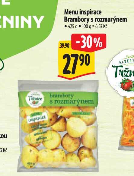  Menu inspirace Brambory s rozmarýnem  425 g  