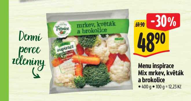   Menu inspirace Mix mrkev, květák a brokolice 400 g 