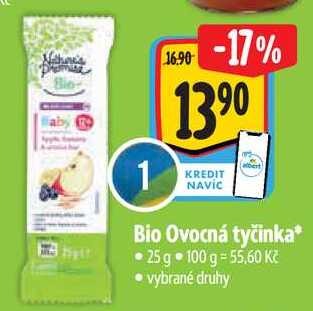 Bio Ovocná tyčinka, 25 g