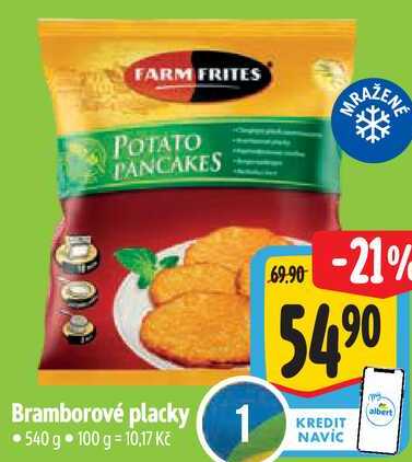 Bramborové placky, 540 g