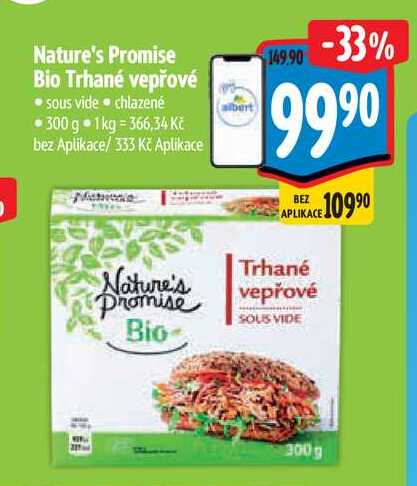 Nature's Promise Bio Trhané vepřové 300 g
