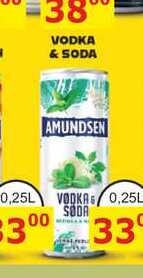 VODKA & SODA AMUNDSEN 0,25L míchaný nápoj