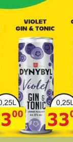 DYNYBYL Violet GIN & TONIC 0,25L míchaný nápoj