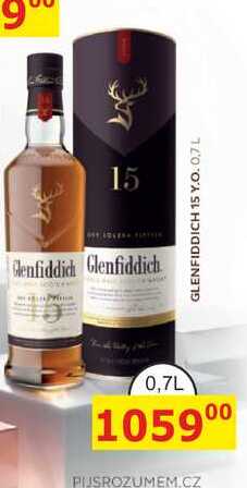 GLENFIDDICH 15 Y.O. 0,7 L