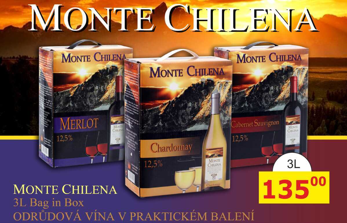 MONTE CHILENA Cabernet Sauvignon 12,5% 3L
