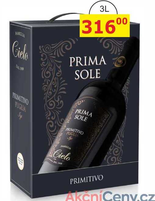 Cielo PRIMA SOLE PRIMITIVO 3l