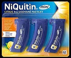 NiQuitin mini 4 mg Citrus lisované pastilky