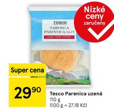 Tesco Parenica uzená, 110 g  