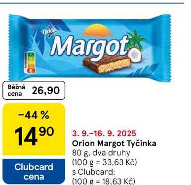 Orion Margot Tyčinka, 80 g