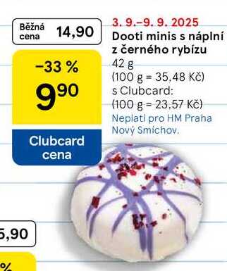 Dooti minis s náplní z černého rybízu, 42 g  