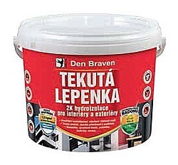 DEN BRAVEN TEKUTÁ LEPENKA 2K HYDROIZOLACE PRO INTERIÉRY A EXTERIÉRY
