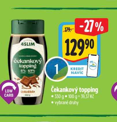  Čekankový topping  330 g 