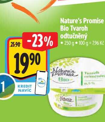 Nature's Promise Bio Tvaroh odtučněný 250 g 1 
