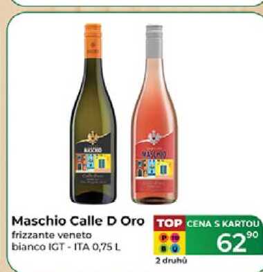 Maschio Calle D Oro frizzante veneto bianco IGT - ITA 0,75 L 