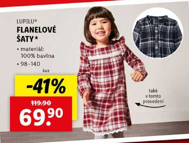 FLANELOVÉ ŠATY