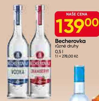 Becherovka vodka 0.5l