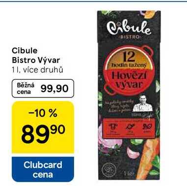 Cibule Bistro Vývar, 1 l 