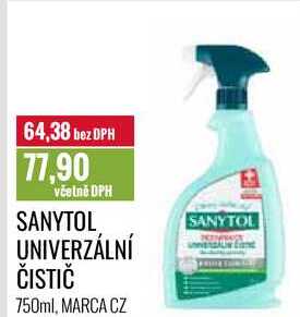 SANYTOL UNIVERZÁLNÍ ČISTIČ 750ml